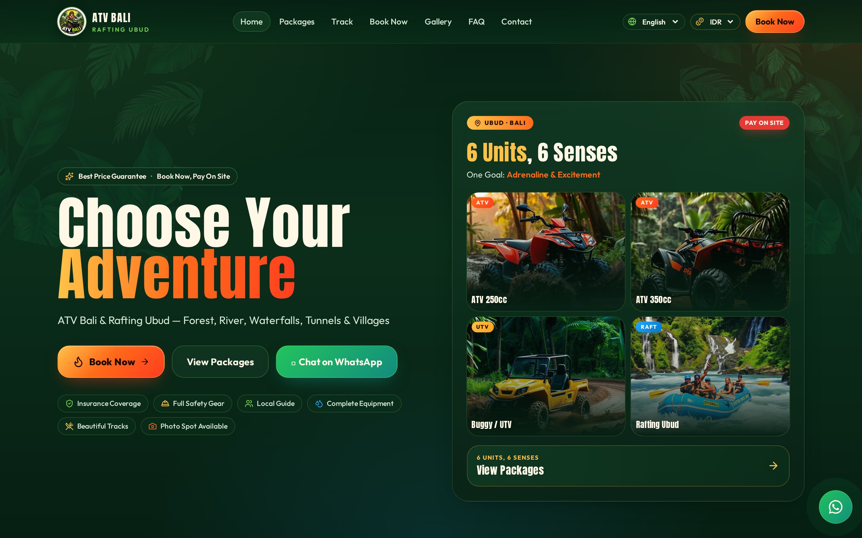 ATV Bali website